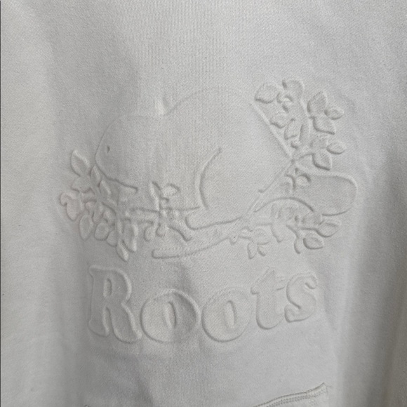 Roots Men's Off-White Hoodie - Picture 2 of 5